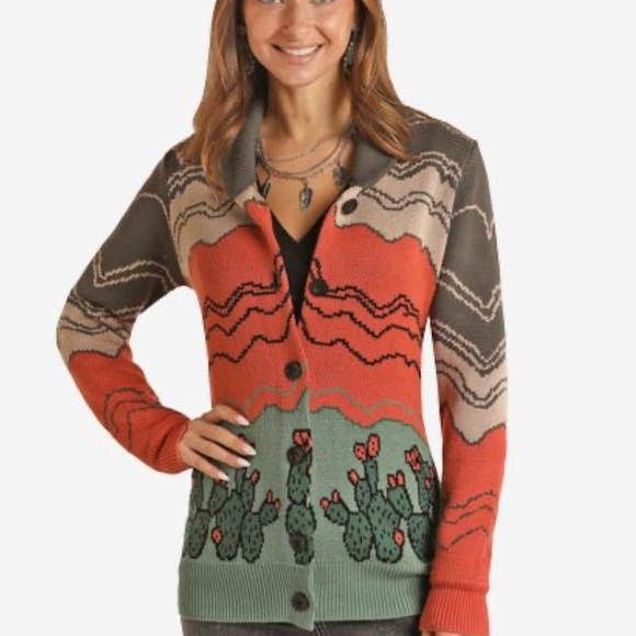 Ladies sweater cardigan - Picture 10 of 10